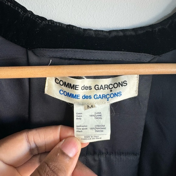 Commes Des Garçon medium cape style Lana wool coat… - Picture 8 of 12